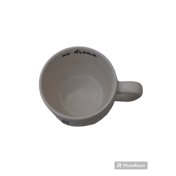OpalHouse White "No Drama" Llama Procelain Mug, 16oz - Used - Picture 3 of 5